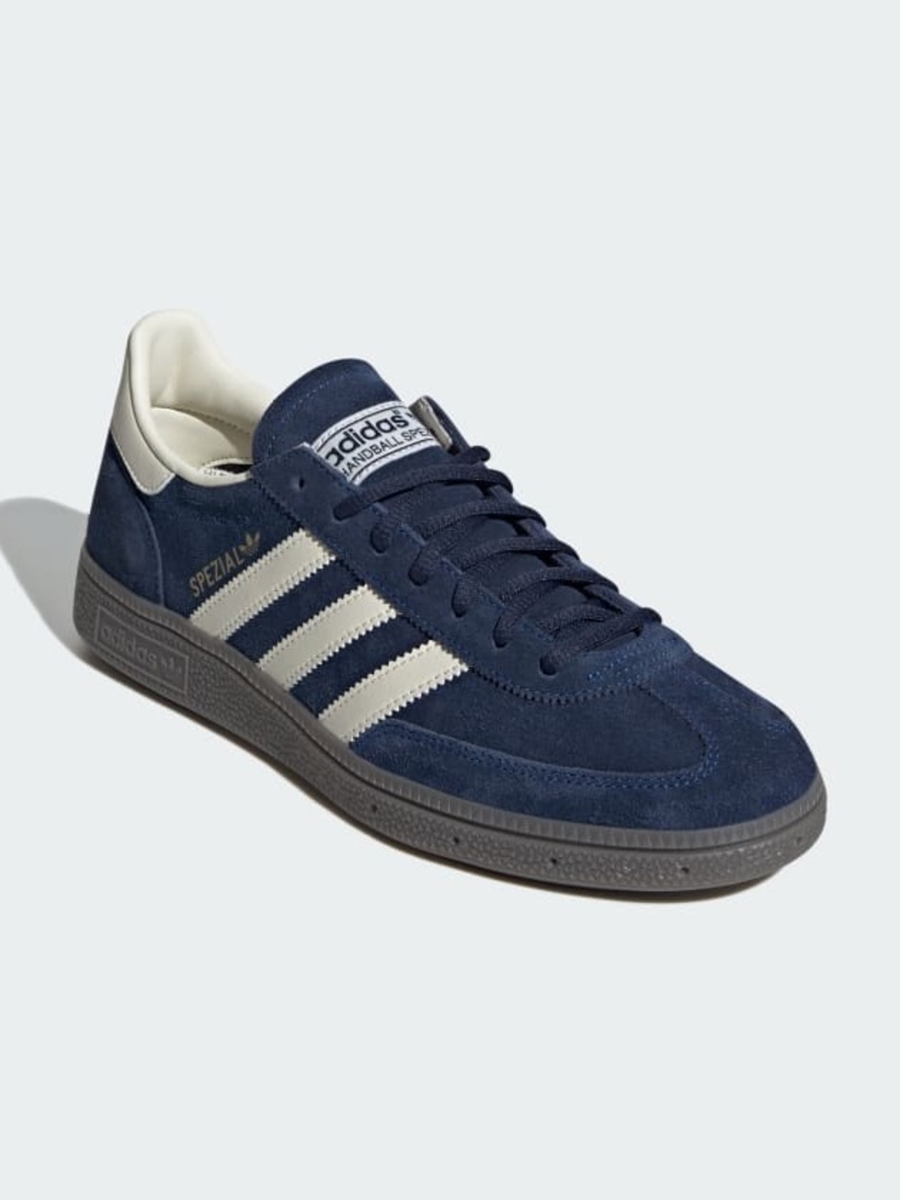 adidas Spezial Navy Blue and Off-White Suede Sneakers